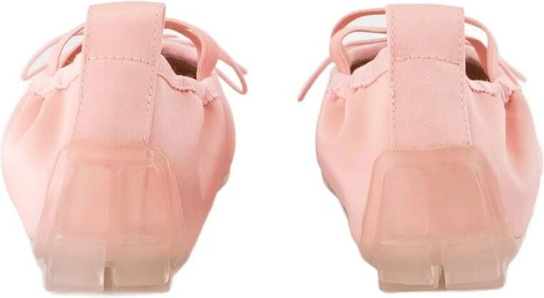 Simone Rocha Roze Zijden Ballerina Satijnen Schoenen