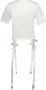 Simone Rocha Witte Katoenen Boogstaarten T-Shirt - Thumbnail 2