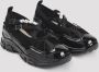 Simone Rocha Zwarte Ballerina Schoenen met Parel Inzetstukken - Thumbnail 2