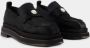 Simone Rocha Zwarte Leren Heart Toe Loafers Black Dames - Thumbnail 3