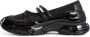 Simone Rocha Zwarte Mesh Tracker Ballerina Schoenen - Thumbnail 2