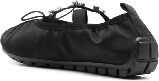 Simone Rocha Zwarte schoenen met kristalversiering