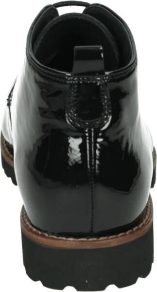 Sioux Zwarte nette schoenen met uitneembaar voetbed
