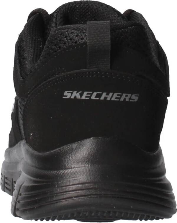 Skechers Ademende Sportieve Sneakers Black Heren