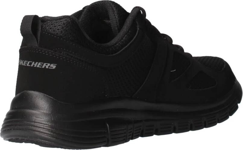 Skechers Ademende Sportieve Sneakers Black Heren