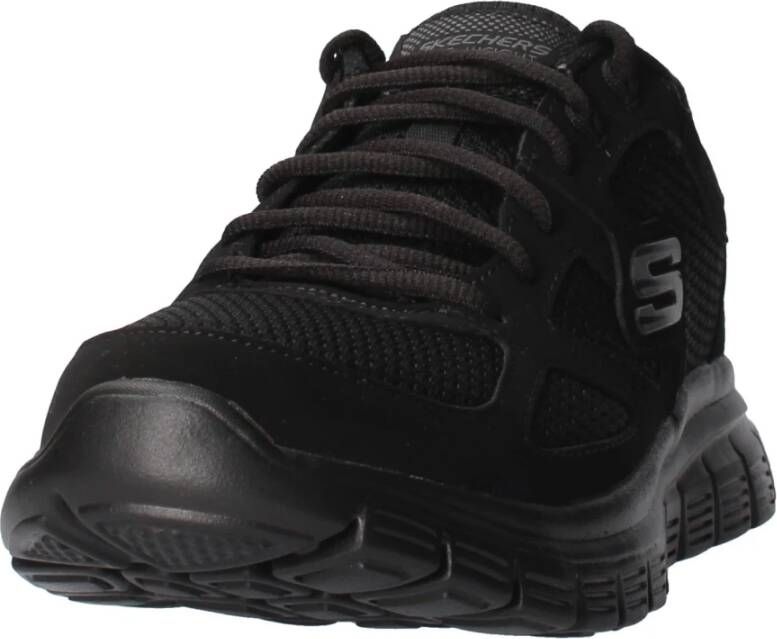 Skechers Ademende Sportieve Sneakers Black Heren