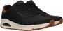 Skechers Air-Cooled Memory Foam Sneaker Black Heren - Thumbnail 6