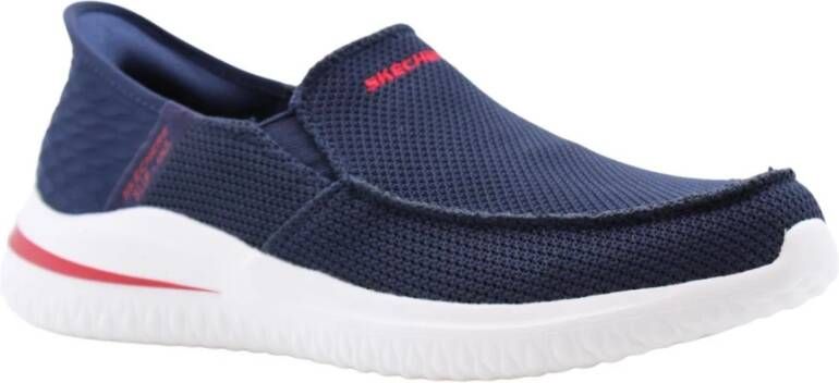 Skechers Stijlvolle heren loafers Blue Heren