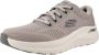 Skechers Comfortabele Vegan Mesh Sneaker Beige Heren - Thumbnail 4