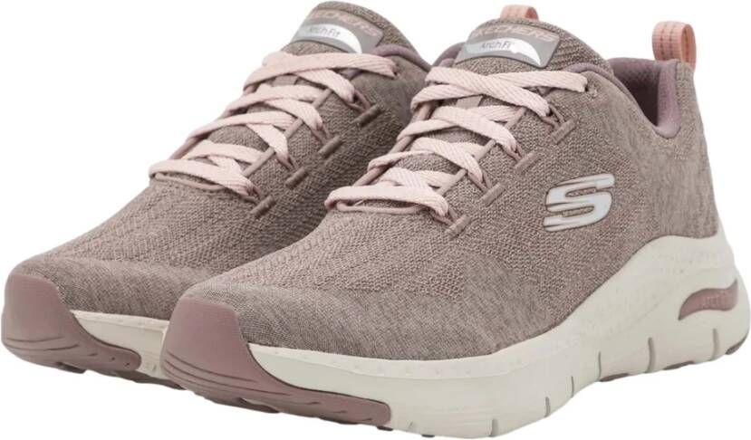 Skechers Arch Fit Comfy Wav Sneakers Beige Dames