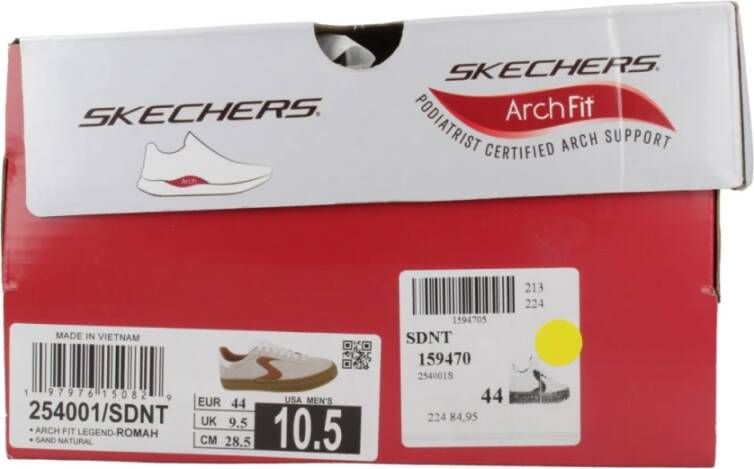 Skechers Arch Fit Legend Sneakers Beige Heren