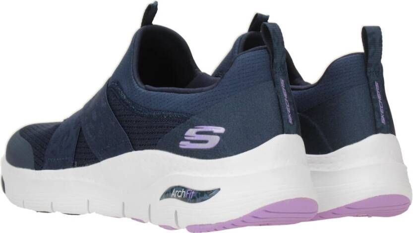 Skechers Arch Fit Modern Rhythm instapper Blauw Dames