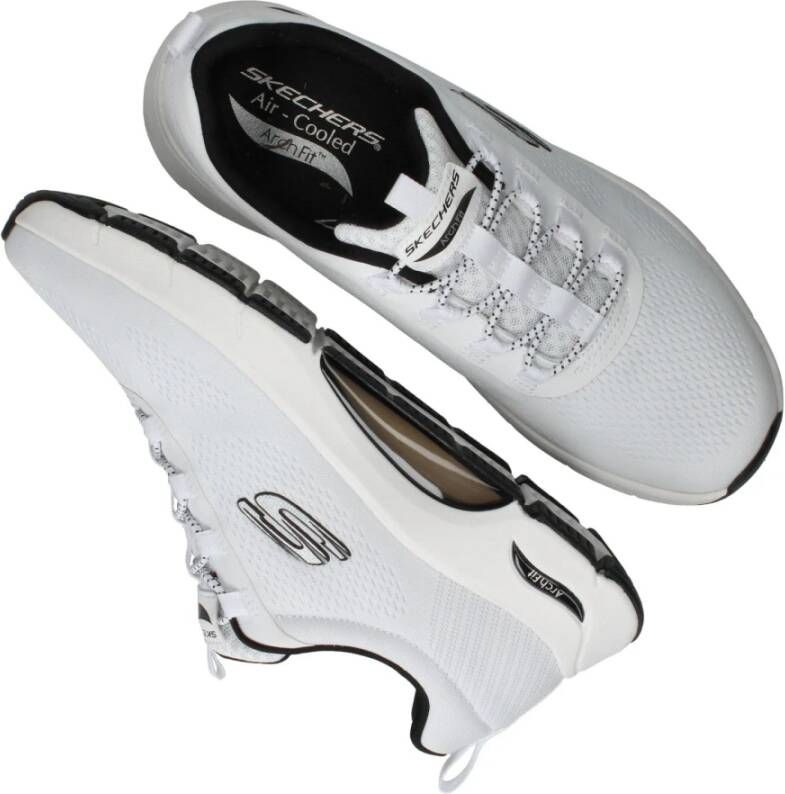 Skechers Arch Fit Orvan Percer Vegan instapper White Heren