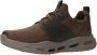Skechers Arch Fit Orvan Pollick Heren Instappers Bruin - Thumbnail 7