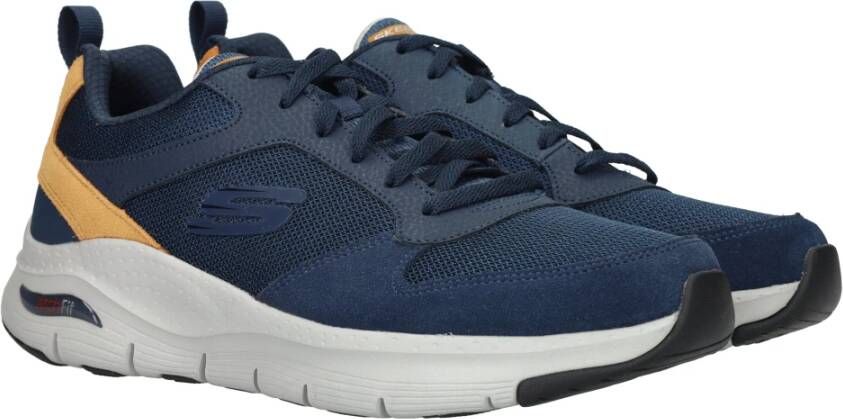 Skechers Arch Fit Servitica sneaker Blauw Heren
