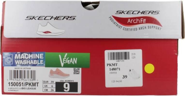 Skechers Arch Fit Sneakers Pink Dames
