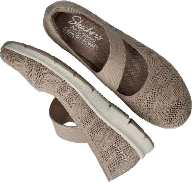 Skechers Be Cool Vegan instapper Beige Dames