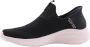 Skechers Ultra Flex 3.0-Shiny Night Dames Instappers Zwart Goud - Thumbnail 14