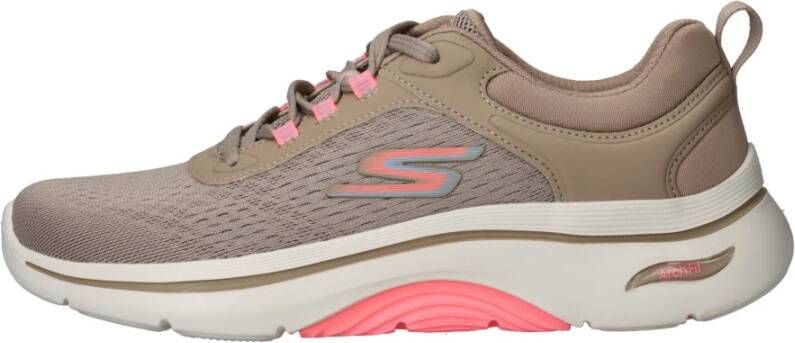 Skechers Beige Arch Fit 2.0 Vegan Sneaker Beige Heren