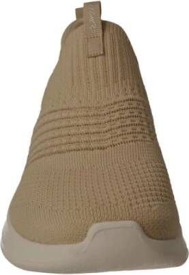 Skechers Beige Slip-On Stretch Fit Sneakers Beige Dames