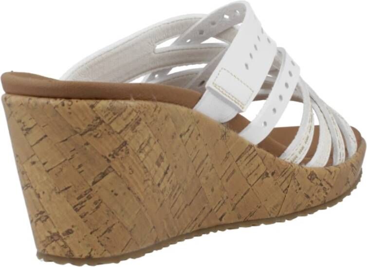 Skechers Hot Spring Wedges White Dames