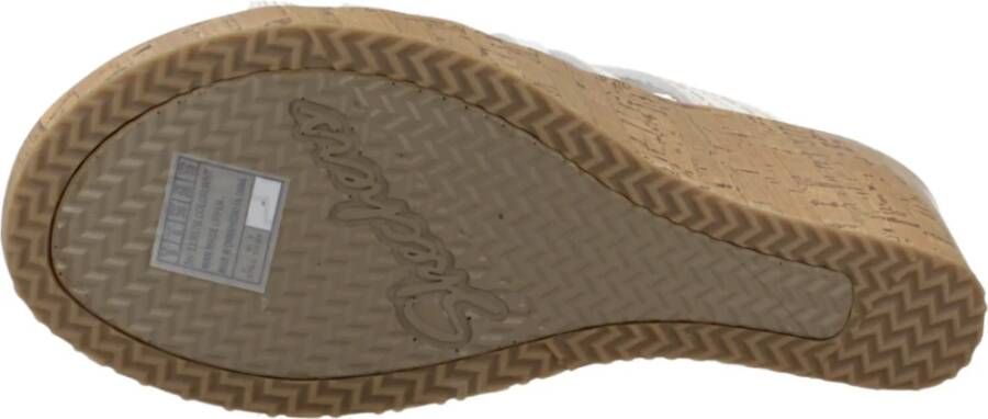 Skechers Hot Spring Wedges White Dames