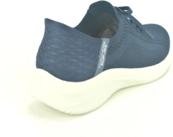 Skechers Blauw Elastische Loafer Instapper Blue Dames