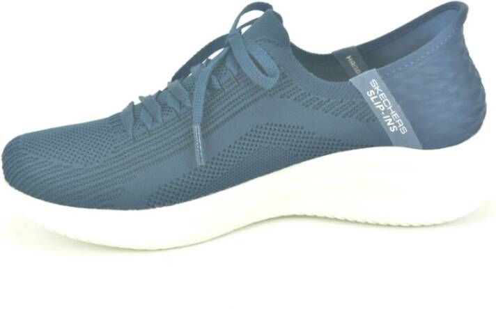 Skechers Blauw Elastische Loafer Instapper Blue Dames