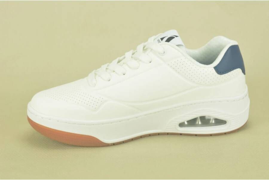 Skechers Blauw en witte hardloopschoenen
