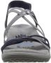 Skechers Reggae Slim–Takes Two 163112-NVY Vrouwen Marineblauw Sandalen - Thumbnail 7
