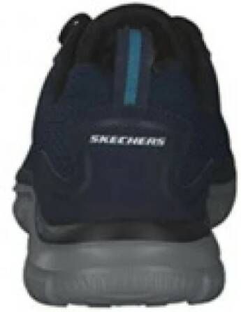Skechers Blauwe Heren Casual Veterschoenen