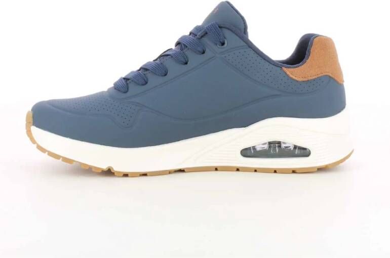 Skechers Blauwe Herenschoenen 183004 Blue Heren