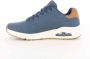 Skechers Blauwe Herenschoenen 183004 Blue Heren - Thumbnail 4