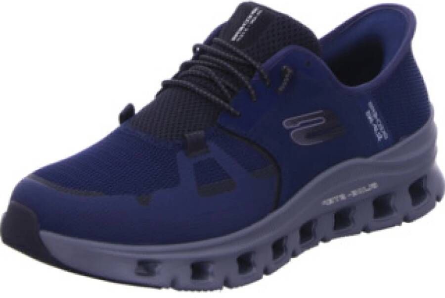 Skechers Blauwe Instap Sneakers voor Heren