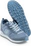 Skechers Blauwe Suède Damessneakers Step N Fly Blue Dames - Thumbnail 2
