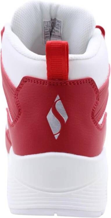 Skechers Jagger Damessneakers Stijlvol en Comfortabel Rood Dames