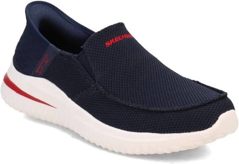 Skechers Business Shoes Blauw Heren