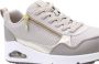 Skechers Uno- Metallic Sliders Dames Sneakers Beige - Thumbnail 3