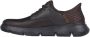 Skechers GARZA GERVIN herensneakers slip-ins 205046 CHOC donkerbruin - Thumbnail 14