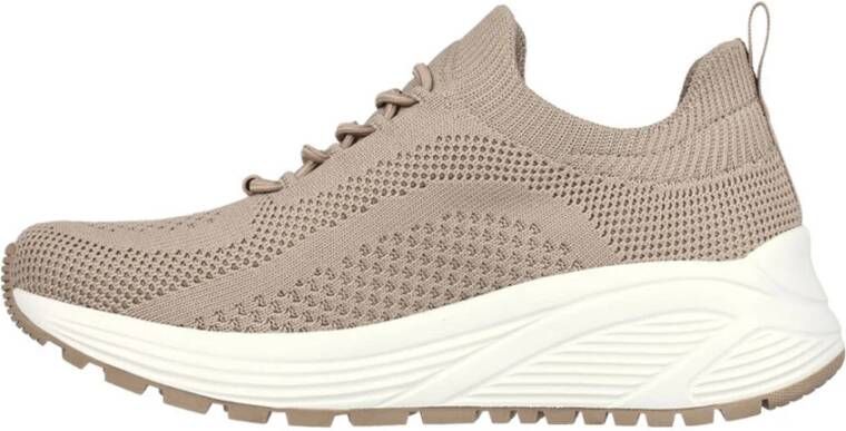 Skechers Casual Sneaker Schoenen voor Mannen Beige Dames