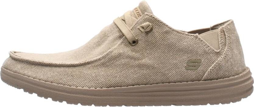 Skechers Casual Strand Loafer Schoen Beige Heren