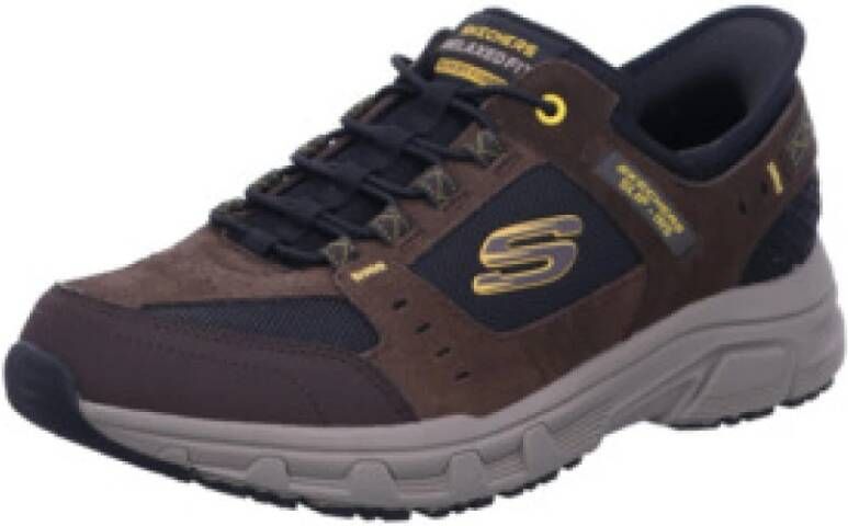 Skechers Casual veterschoenen voor heren in bruin