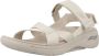 Skechers Comfortabele Arch Fit Sandalen Beige Dames - Thumbnail 4