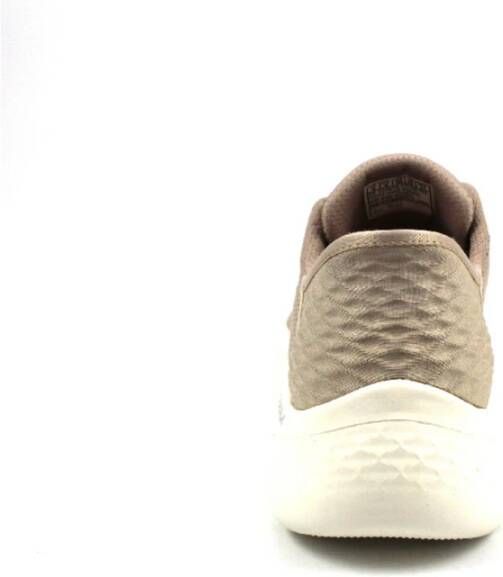 Skechers Comfortabele beige hardloopschoenen voor dames