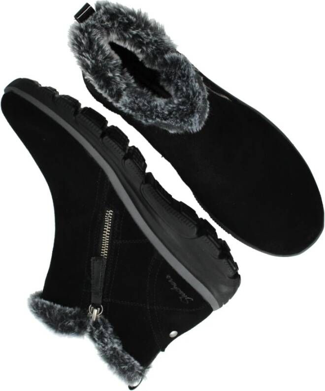 Skechers Comfortabele Zwarte Easy Going Laars voor Dames Zwart Dames