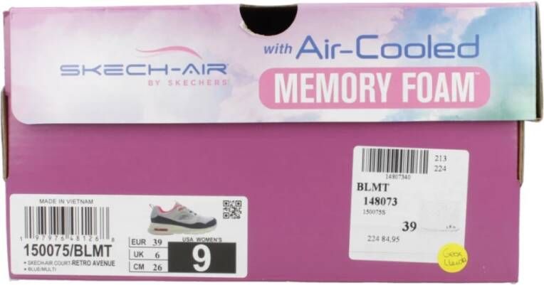 Skechers Court Sneakers met Luchtkussen Multicolor Dames