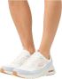 Skechers Beige Leren en Textiele Sneaker met Pastelkleurige Details Beige Dames - Thumbnail 14