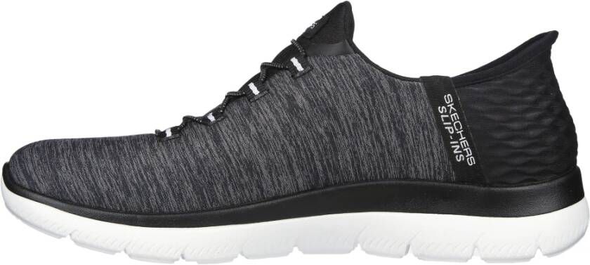 Skechers Dames Enkellaarzen Slip-Ins: Summits-Dazzling Haze Black Dames