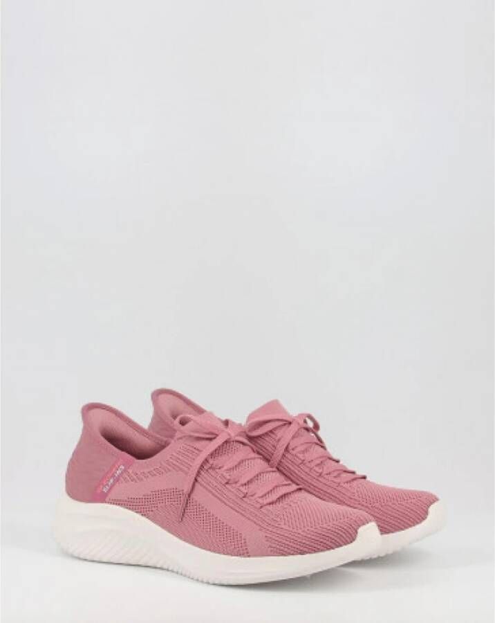 Skechers Dames Instappers: Ultra Flex 3.0 Brilliant Roze Dames