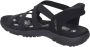 Skechers Slip-Ins Reggae Slim Sandalen Dames Zwart - Thumbnail 5